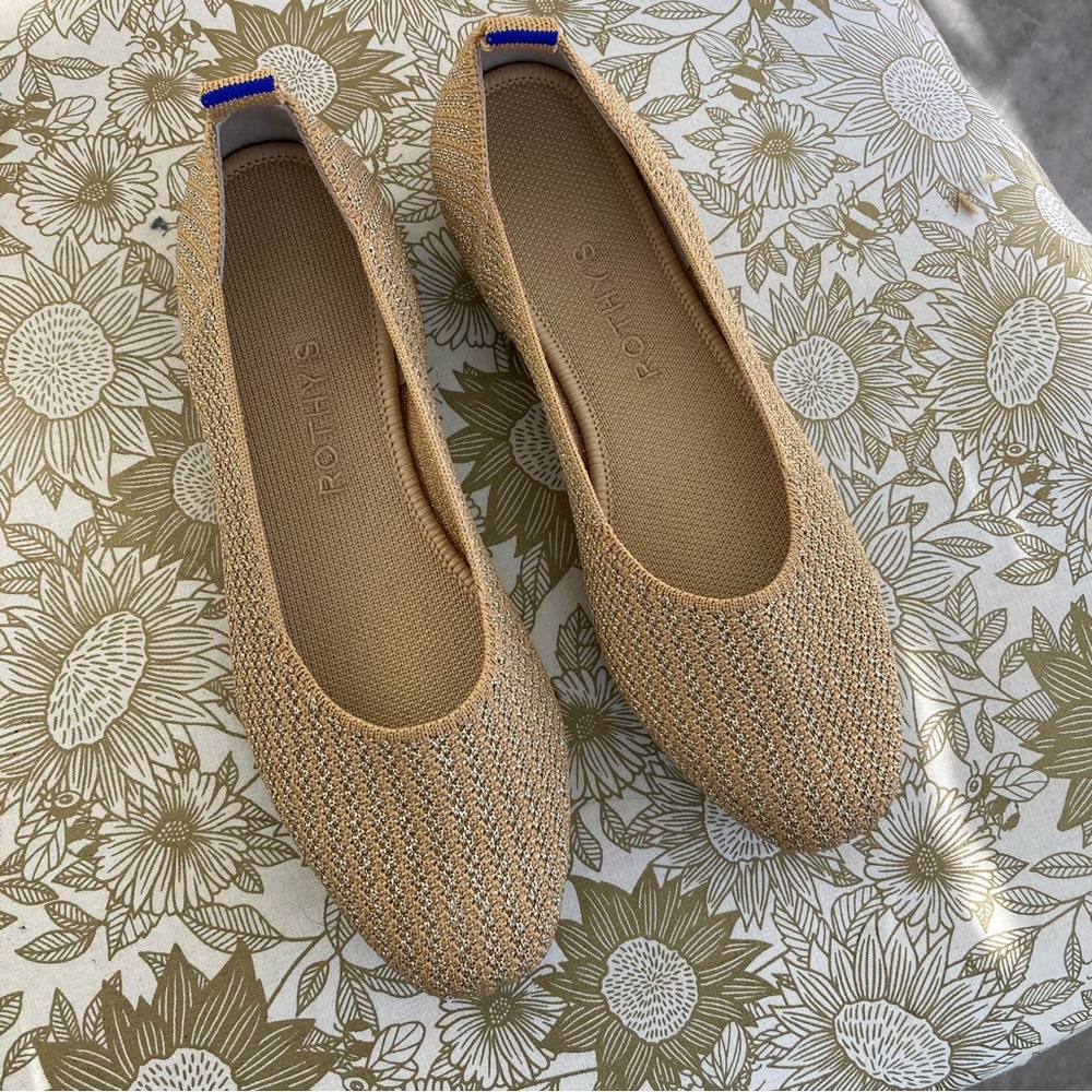 NWOT Rothy’s Square Toe Ballet Flats